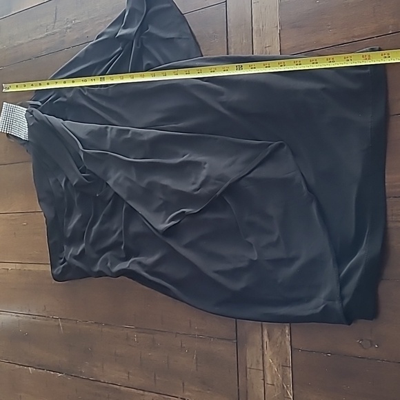 Cashe' Black One Shoulder Party Dress size 2 - Picture 11 of 11